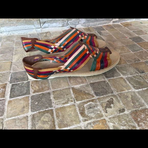 Huarache pachuco de colores para dama - Picture 3 of 8
